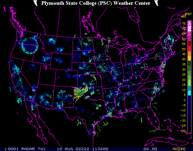 Here's the same ring caught on radar.