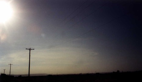 From 50 miles away the outline of th ring can be seen. It's the lighter circular area.